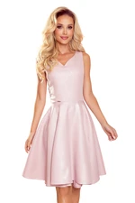 Flared dress with Numoco neckline
