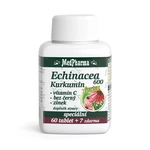 MEDPHARMA Echinacea 600 Forte + kurkumín + vitamín C + bez čierny + zinok 67 tabliet MEDPHARMA Echinacea 600 Forte + kurkumín + vitamín C + bez čierny + zinok 67 tabliet