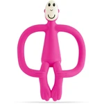 Matchstick Monkey Teething Toy and Gel Applicator kousátko s kartáčkem 2 v 1 Pink 1 ks Matchstick Monkey Teething Toy and Gel Applicator kousátko s kartáčkem 2 v 1 Pink 1 ks