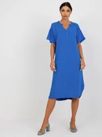 Blue shirt dress with short OCH BELLA