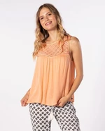 Tank Top Rip Curl OASIS MUSE SINGLET SHIRT Peach Nectar