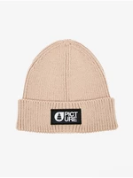 Beige Women's Ribbed Beanie with Wool Picture - Ladies