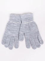 Yoclub Woman's Women's Five-Finger Gloves RED-0227K-AA50-002