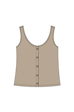 Women's top Moodo - beige