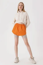Bigdart 1888 Sweatshirt And Shirt Under Sweater Skirt - Orange