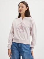 Light Pink Women's Sweatshirt Converse - Women