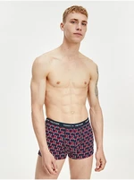 Tommy Hilfiger Underwear Modro-červené vzorované boxerky Tommy Hilfiger