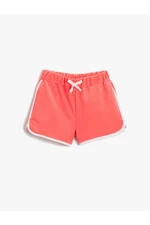 Koton Bow Striped Shorts Cotton