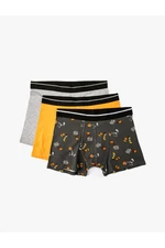 Koton Warner Bros. 3-Piece Boxer Set Licensed Printed