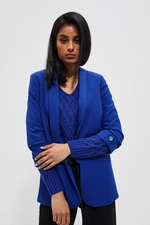 Women's blazer with ruffled sleeves