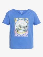 Blue Girl T-Shirt Roxy Give Me Everything - Girls