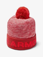 Under Armour Cap Boy's Gametime Pom Beanie-Red - Boys