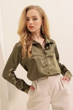 Bigdart 3964 Lightly Flowing Satin Shirt