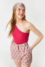 Koton Women's Fuchsia T-Shirt