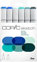 Copic Sketch Tintenpatrone Sea & Sky 6 Stck
