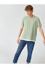 Koton Oversized Labeled T-Shirt