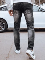 Men's Black Denim Dstreet Pants