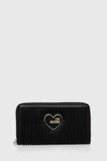 Peňaženka Love Moschino dámska, čierna farba, JC5615PP1GLA1000
