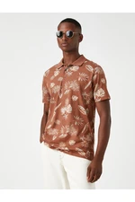 Koton Patterned Polo Neck T-Shirt