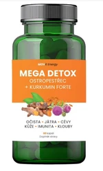 MOVit Energy MOVit Mega Detox Ostropestřec + Kurkumin FORTE, 60 kapslí MOVit Energy MOVit Mega Detox Ostropestřec + Kurkumin FORTE, 60 kapslí