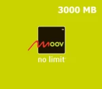 Moov 3000 MB Data Mobile Top-up CI