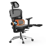 [PRO VERSION] NEWTRAL Ergonomic Office Chair with Footrest High Back Desk Chair with Unique Adjustable Lumbar Support, B