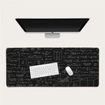 Geometric Functions Mouse Pad Large Size Anti-slip Hemming Natural Rubber PC Computer Gaming Desk Mat for Home Office Su