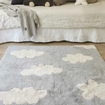 LORENA CANALS Pratelný koberec Clouds Grey