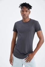 DEFACTO Long Fit Short Sleeve T-Shirt