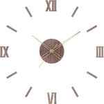 Prim Dřevěné designové hodiny tmavě hnědé PRIM Remus E07P.4337.54
