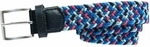 Alberto Gürtel Multicolor Braided Belt Pink/Orange/Blue 90