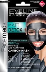 Eveline Facemed Matt Detox pleťová maska 8v1 2 x 5 ml