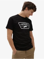 Black men's T-shirt with print VANS Full Patch - Men