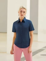 Navy blue classic shirt Oxford Fruit Of The Loom