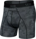 SAXX Kinetic Boxer Brief Optic Camo/Black M Fitness fehérnemű