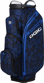 Ogio All Elements Silencer Blue Floral Abstract Borsa da golf Cart Bag