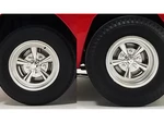 5 Spoke Drag Wheel and Tire Set of 4 pieces for 1/18 Scale Models by ACME