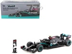 Mercedes-AMG F1 W11 EQ Performance 77 Valtteri Bottas Winner Formula One F1 Austrian GP (2020) with Number Board "Global64" Series 1/64 Diecast Model