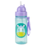 SKIP HOP Zoo hrnek s brčkem PP bez PVC a BPA jednorožec 12 m+ 385 ml