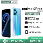 Global Version realme 9 Pro Plus Dimensity 920 Sony Imx766 Ois Camera 60w Superdart 6.4''Amoled Display