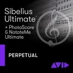 AVID Sibelius Ultimate Perpetual PhotoScore NotateMe (Digitális termék)