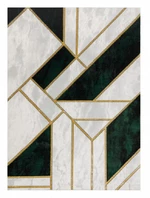 Kusový koberec Emerald 1015 green and gold-240x330