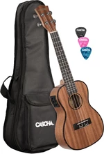 Cascha HH2035E Koncertní ukulele Natural