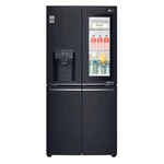 Americká chladnička LG GMX844MCKV čierna americká chladnička • výška 178,7 cm • objem chladničky 288 l / mrazničky 220 l • energetická trieda F • ocen