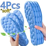 Soft Massage Insoles Pebble Memory Foam Sports Insoles for Men Women Breathable Deodorant Shoes Sole Cushion Feet Orthopedic Pad