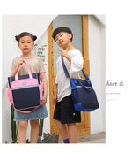 Primary school tutorial bag training institution gift messenger bag handbag shoulder bag can be customized logo