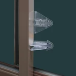 Home Safety Child Lock Child Safe Locks Easy Install Transparent Lock Safety Security Sliding Window Locks for Push-pull Door