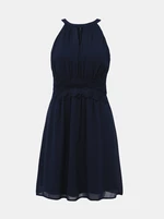 Dark blue dress with lace VILA Milina - Women