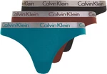 Calvin Klein 3 PACK - dámské kalhotky Bikini QD3561E-IIL XS