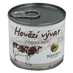 BOHEMIA PET FOOD Vývar hovězí s kousky masa pro psy 140 ml, poškozený obal